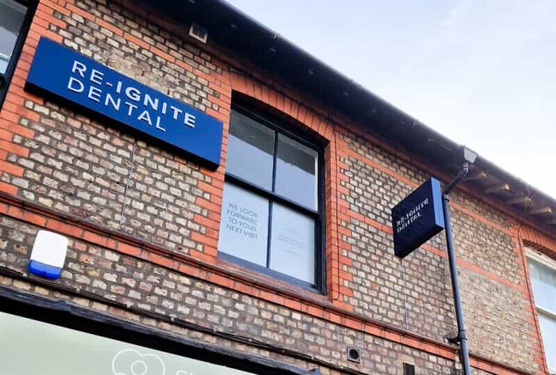 An image of outdoor dental signage.